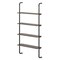 4-Tier Industrial Pipe Shelving with Metal Frame Perfect for Living Room or Kitchen
